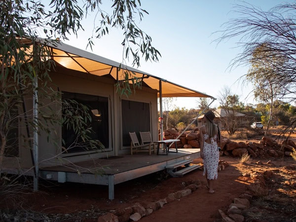 glamping at Kings Canyon Resort