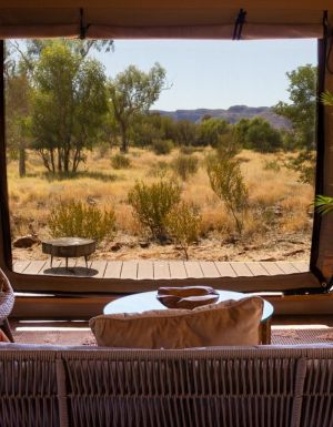 Kings Canyon Superior Glamping Tent View