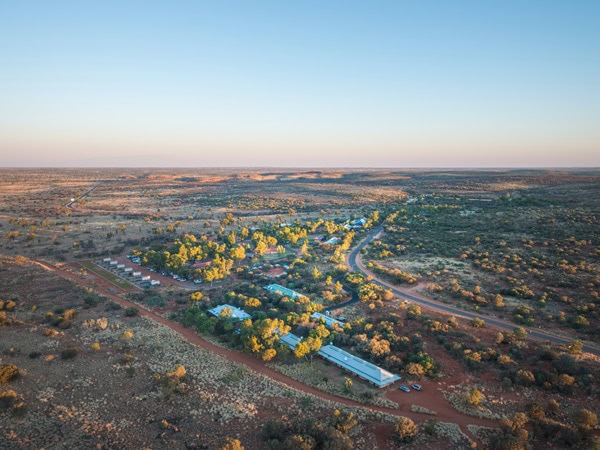 an aerial view of the Kings Canyon Resort