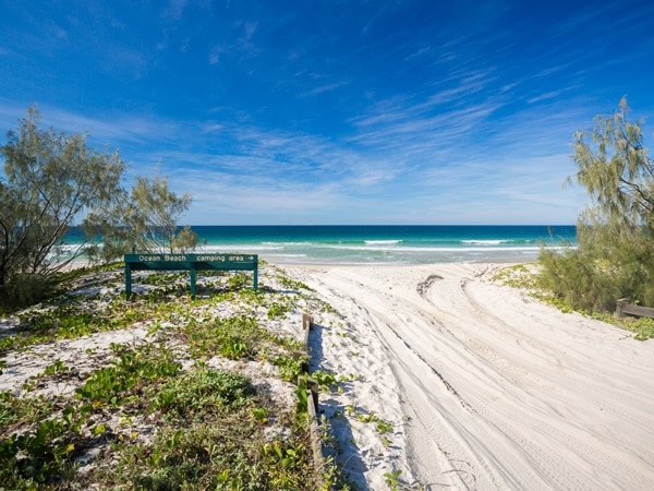 the Ocean Beach Camping Area 4