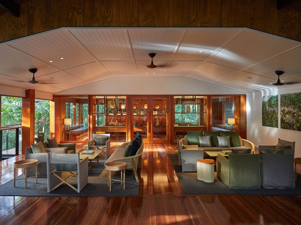 Kubirri Lounge pictured with open-air setting