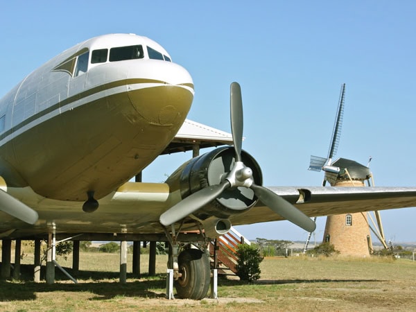 a 1944 Dakota plane at The Lily, WA