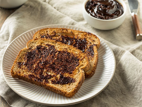 vegemite on toast, weird australian foods