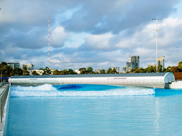 the Wavegarden pool at URBNSURF Sydney