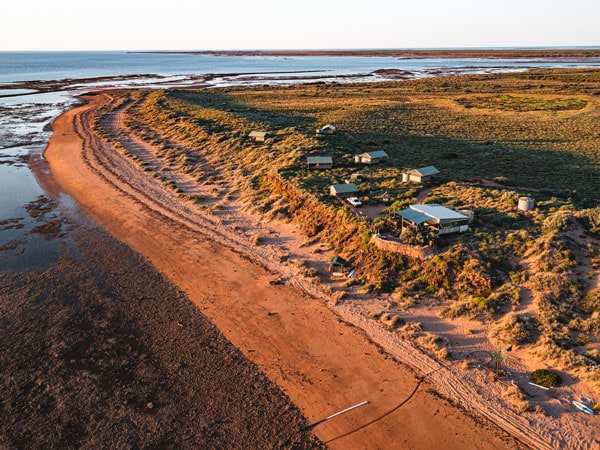 an aerial view of the Wilderness Island