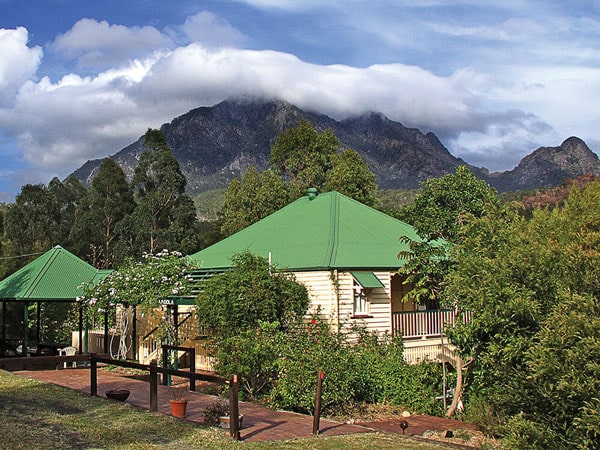 the Boolamoola Homestead at Mt Barney Lodge, Brisbane