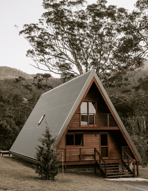 A Frame accommodation in Kangaroo Valley
