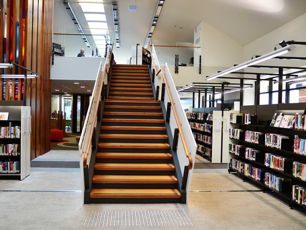 Inside Katoomba Library in Katoomba, Blue Mountains, NSW