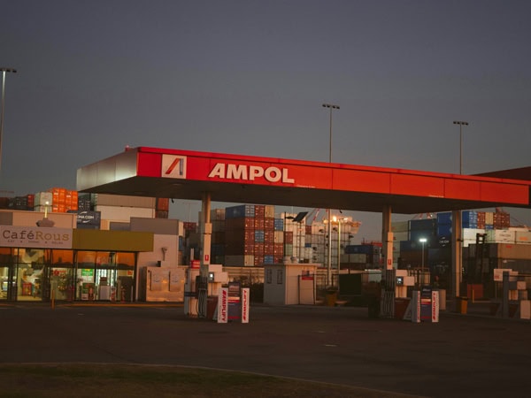 the Ampol petroleum station