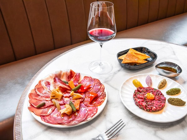 Food at Luke Mangan's Bistro Bisou in Melbourne