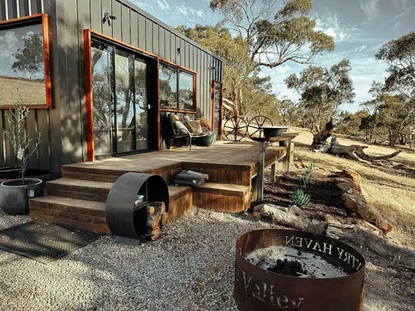 the property exterior of Country Haven Tiny Home