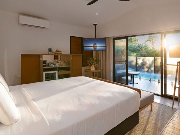the pool villa interior at Darwin Airport Resort