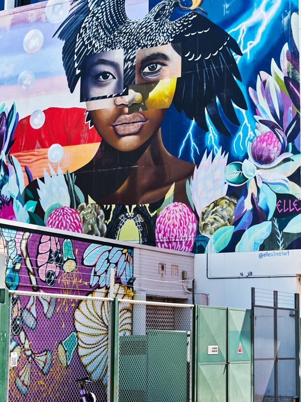 the street art in Darwin