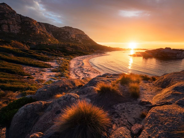sunrise over Mount Killiecrankie, Flinders Island