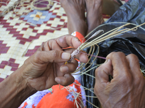 Indigenous weaving workshop