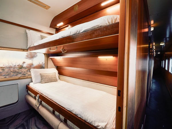 the Gold Premium suite onboard The Ghan