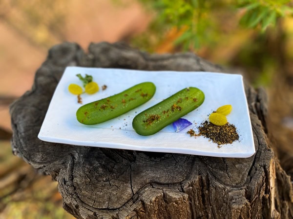 green ants on a plate