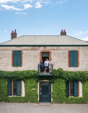 Florita vineyard building at clos Clare in the Clare Valley