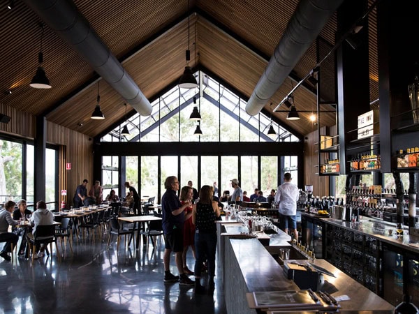 the restaurant interior of Lot 100, Hay Valley