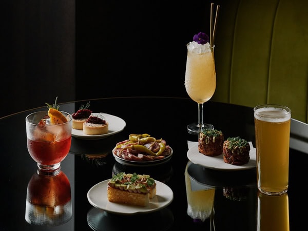 cocktails with bar bites at McRae Bar, Sydney