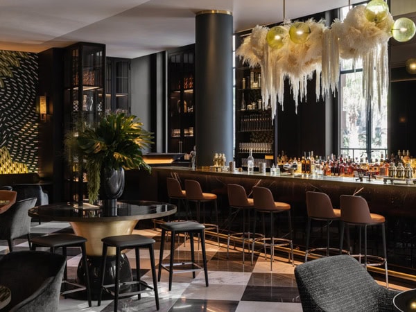 the elegant interior of McRae Bar, Sydney