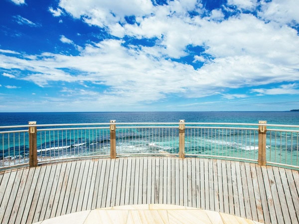 the Merewether Beach in Newcastle
