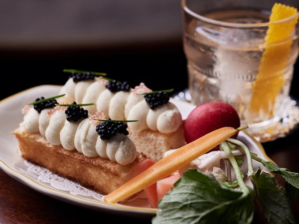 small bites with a drink at Mill Place Merchants