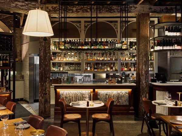 an elegant dining setup at Mister Percy