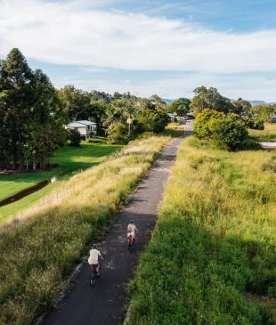 <p><i>Pedal through paradise</i> on the <strong>Northern Rivers</strong> Rail Trail</p>
