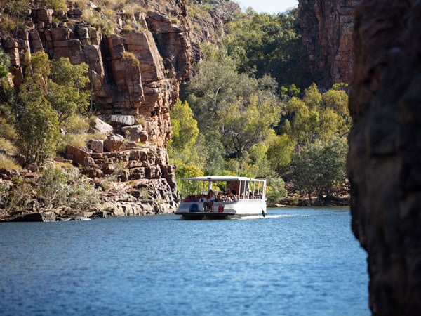cruising along Nitmiluk Gorge