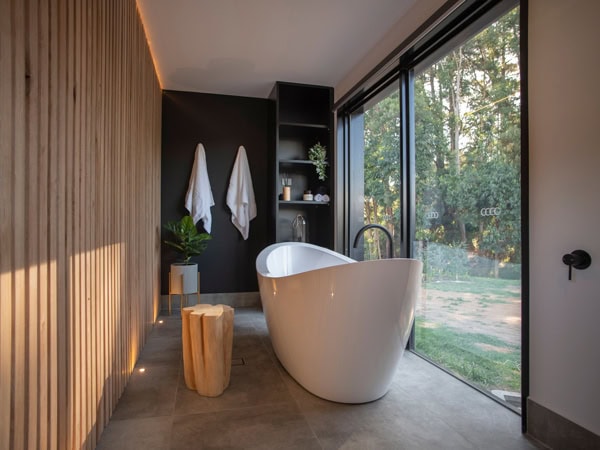 a bathtub inside Pavilions at Lenswood