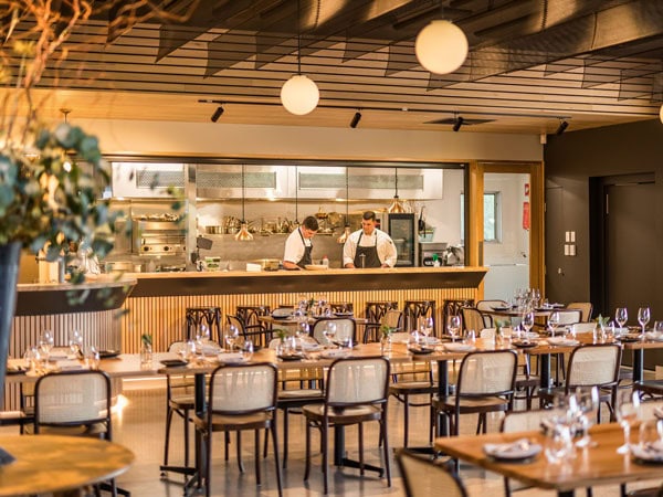 a look inside Slate Restaurant at Pikes Wines