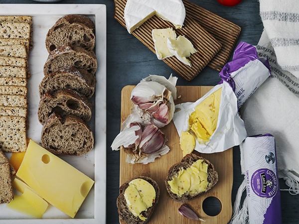 a table spread with lardass butter