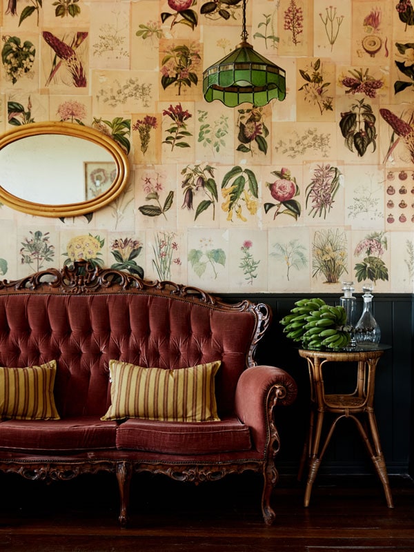 the interior of the Eltham Hotel