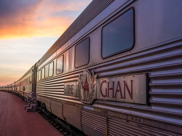 The Ghan at the Darwin Terminal