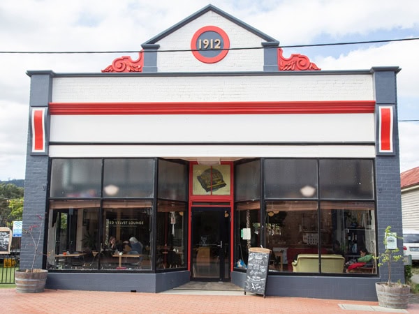 the exterior of The Red Velvet Lounge