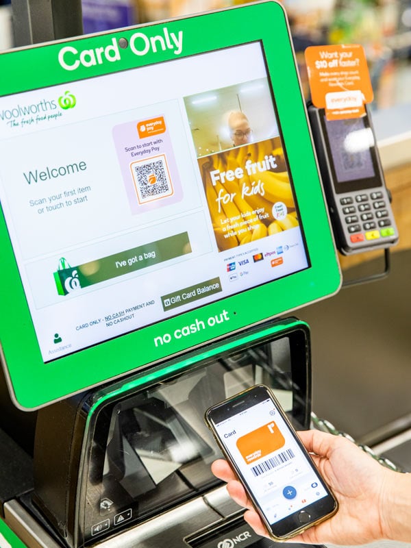 Woolworths check out 