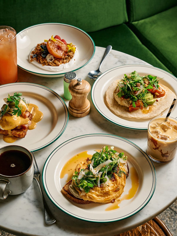 breakfast plates at Liminal, best cafes in Melbourne