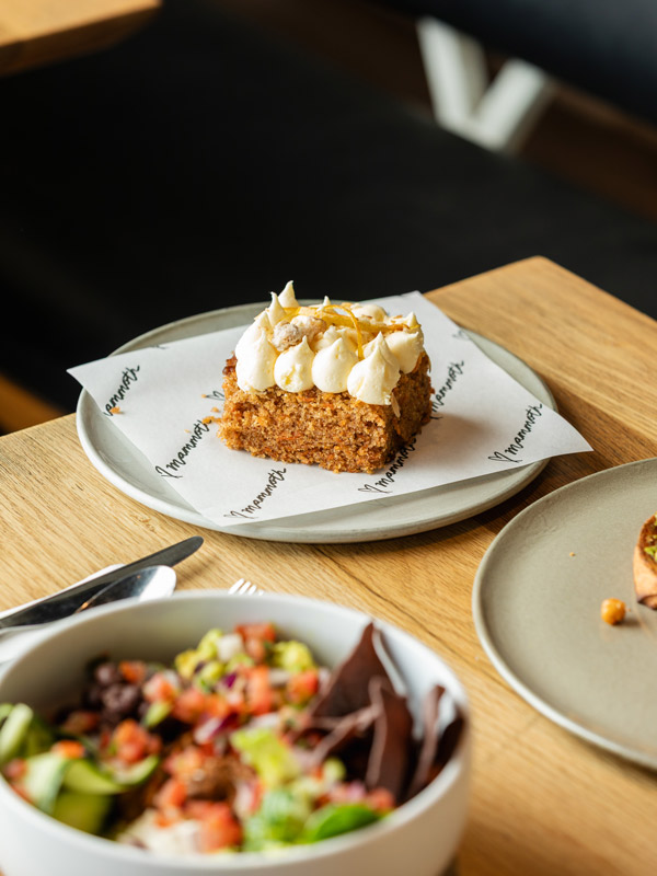 a close-up shot of food on the table at Mammoth, Armadale