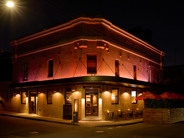 the exterior of Dry Dock Public House and Dining Room, Balmain