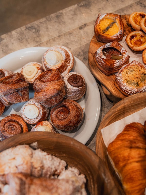 pastries on offer at Fourth Hill Providore
