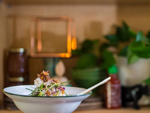 a plate of food at FRED Eatery