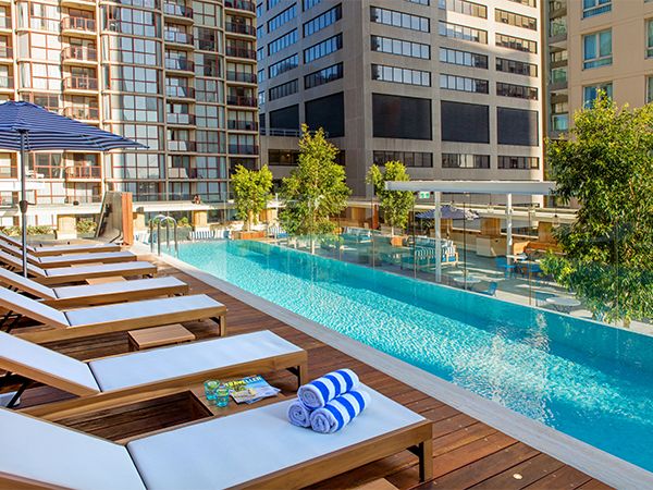 Harper rooftop swimming pool