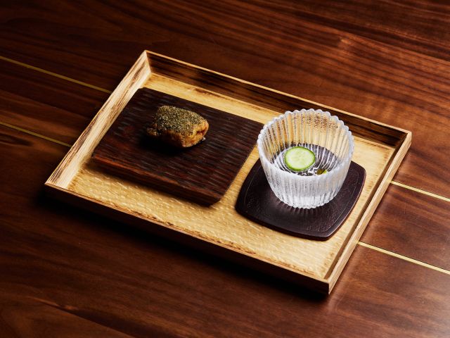 a set meal at IDES, Melbourne