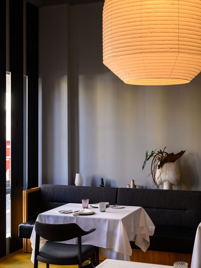 the dining interior of Kazuki’s, Carlton
