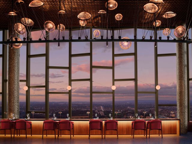 dramatic views at Atria, Ritz-Carlton Melbourne