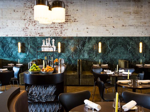 the dining interior of Cutler & Co restaurant, Melbourne