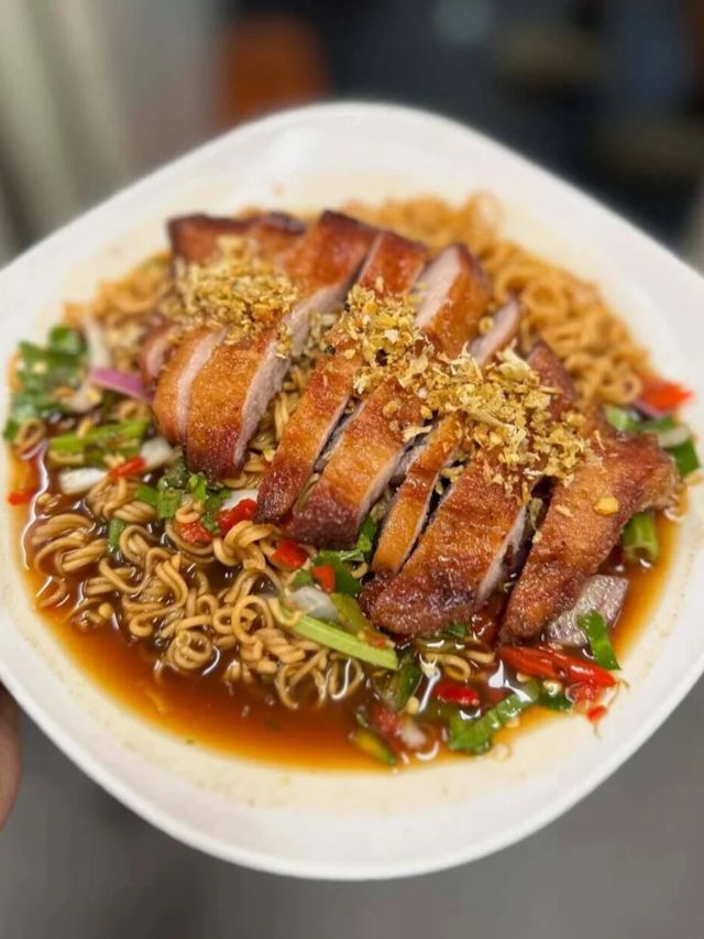 a close-up shot of Thai plate at Soi 38, Melbourne