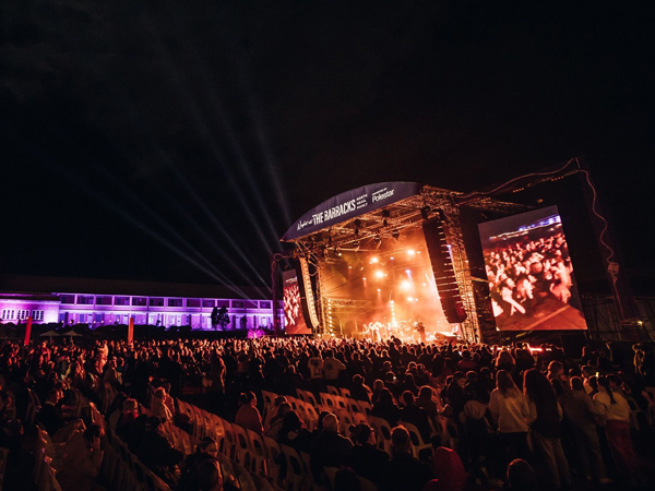 Night at the Barracks in Manly, NSW, Australia