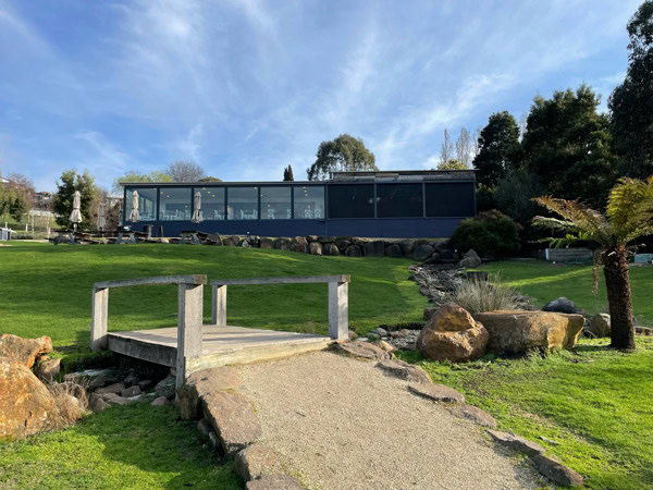 the Apricus Restaurant at Old Mac’s Farm Stay, Launceston